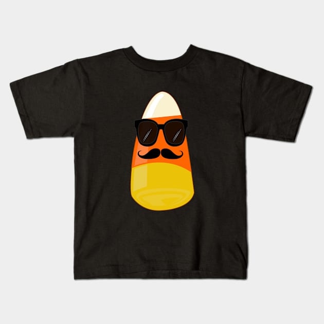 Cool Candy Corn Kids T-Shirt by adamzworld